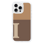 Slim Protection Case［ オリジナル - initial two tone - I brown ］