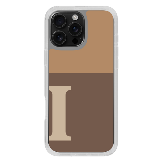 Slim Protection Case［ オリジナル - initial two tone - I brown ］