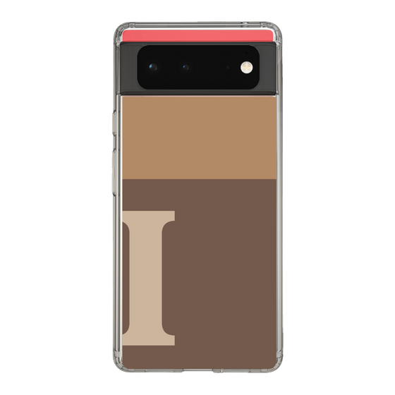 Slim Protection Case［ Original - initial two tone - I brown ］