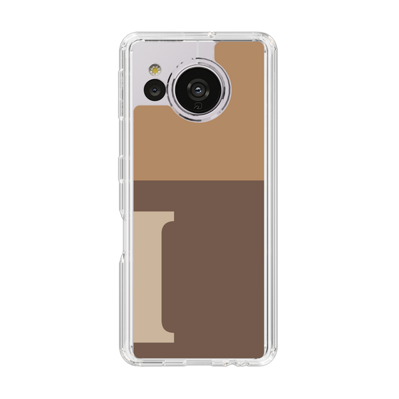 Slim Protection Case［ Original - initial two tone - I brown ］