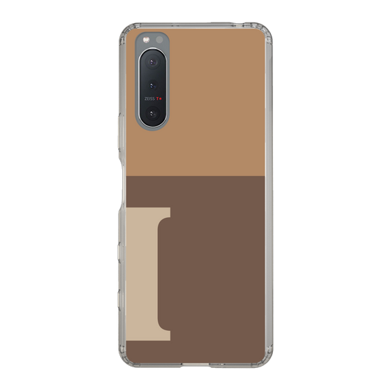 Slim Protection Case［ Original - initial two tone - I brown ］