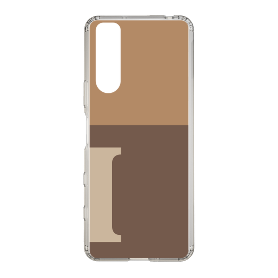 Slim Protection Case［ Original - initial two tone - I brown ］