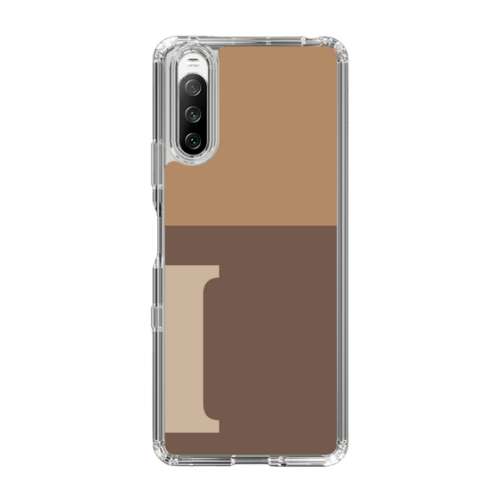 Slim Protection Case［ Original - initial two tone - I brown ］