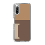 Slim Protection Case［ Original - initial two tone - I brown ］