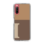 Slim Protection Case［ Original - initial two tone - I brown ］