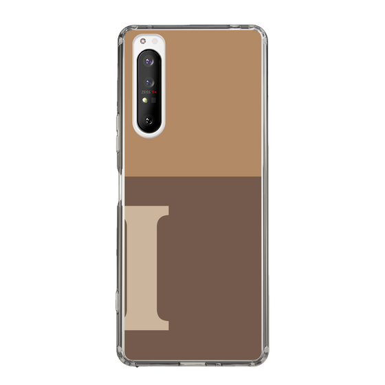 Slim Protection Case［ Original - initial two tone - I brown ］