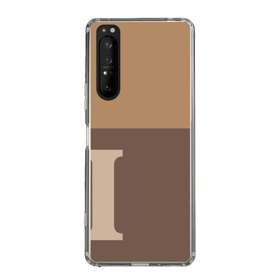 Slim Protection Case［ Original - initial two tone - I brown ］