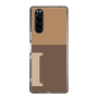 Slim Protection Case［ Original - initial two tone - I brown ］