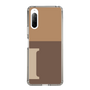 Slim Protection Case［ Original - initial two tone - I brown ］