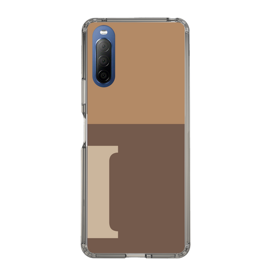 Slim Protection Case［ Original - initial two tone - I brown ］