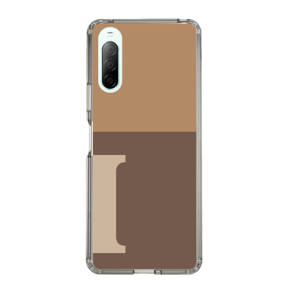 Slim Protection Case［ Original - initial two tone - I brown ］