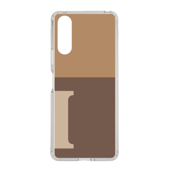 Slim Protection Case［ Original - initial two tone - I brown ］
