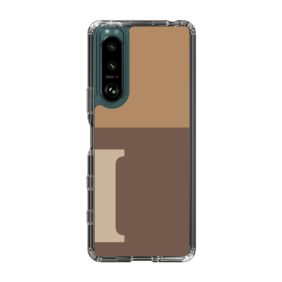 Slim Protection Case［ Original - initial two tone - I brown ］