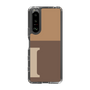 Slim Protection Case［ Original - initial two tone - I brown ］
