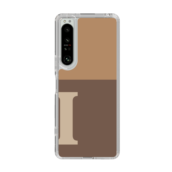 Slim Protection Case［ Original - initial two tone - I brown ］