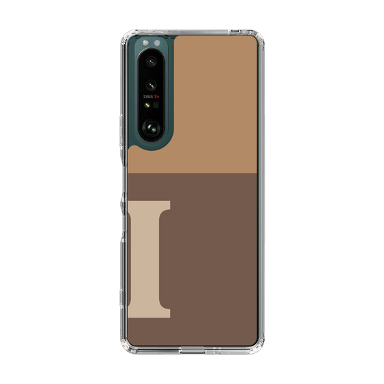 Slim Protection Case［ Original - initial two tone - I brown ］
