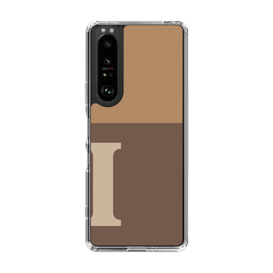 Slim Protection Case［ Original - initial two tone - I brown ］