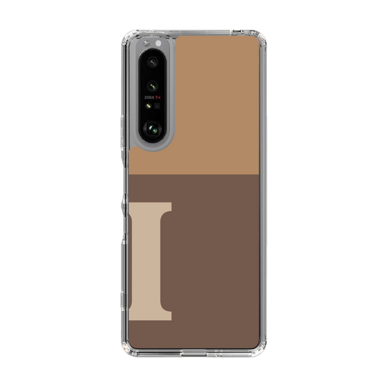 Slim Protection Case［ Original - initial two tone - I brown ］