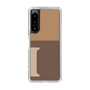 Slim Protection Case［ Original - initial two tone - I brown ］