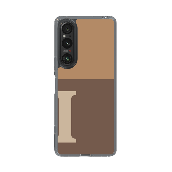 Slim Protection Case［ Original - initial two tone - I brown ］