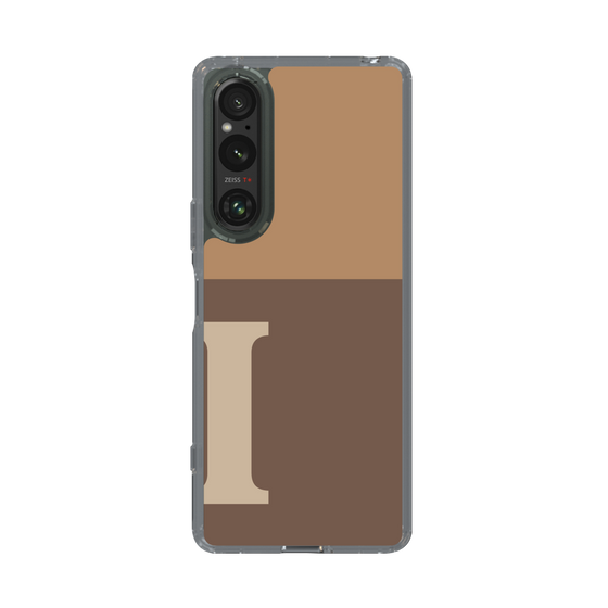 Slim Protection Case［ Original - initial two tone - I brown ］