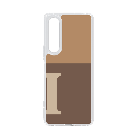 Slim Protection Case［ Original - initial two tone - I brown ］