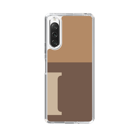 Slim Protection Case［ Original - initial two tone - I brown ］