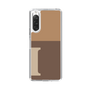 Slim Protection Case［ Original - initial two tone - I brown ］