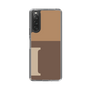 Slim Protection Case［ Original - initial two tone - I brown ］