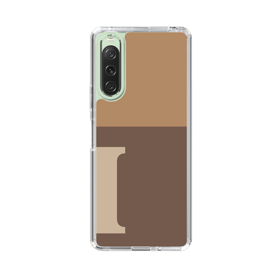 Slim Protection Case［ Original - initial two tone - I brown ］