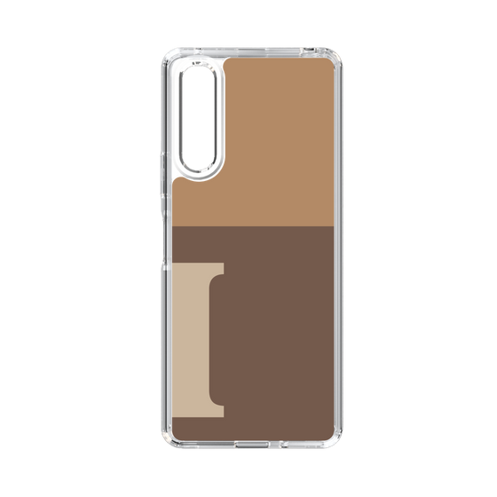 Slim Protection Case［ Original - initial two tone - I brown ］