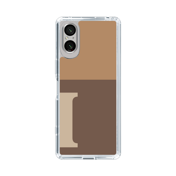 Slim Protection Case［ Original - initial two tone - I brown ］