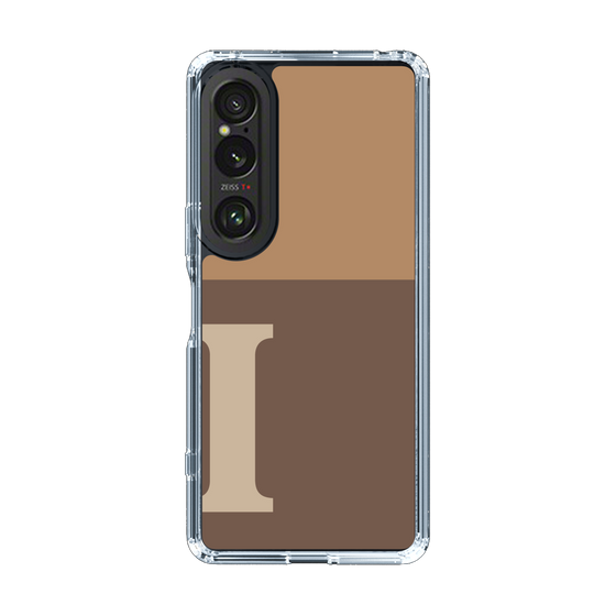 Slim Protection Case［ Original - initial two tone - I brown ］