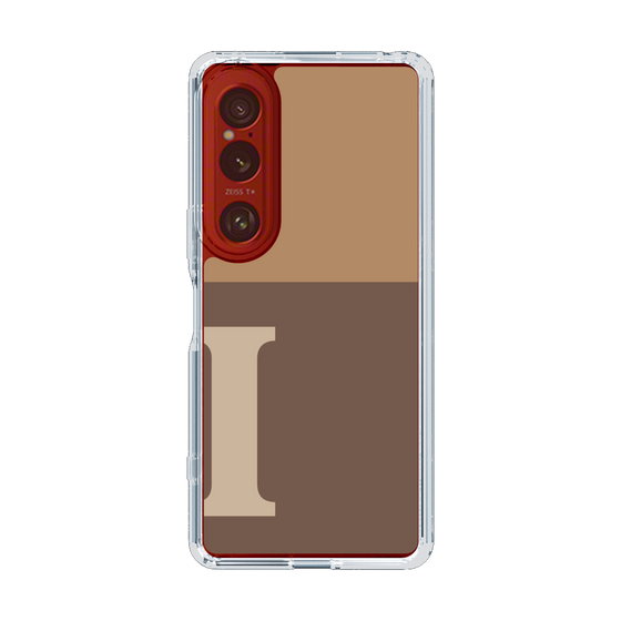 Slim Protection Case［ Original - initial two tone - I brown ］