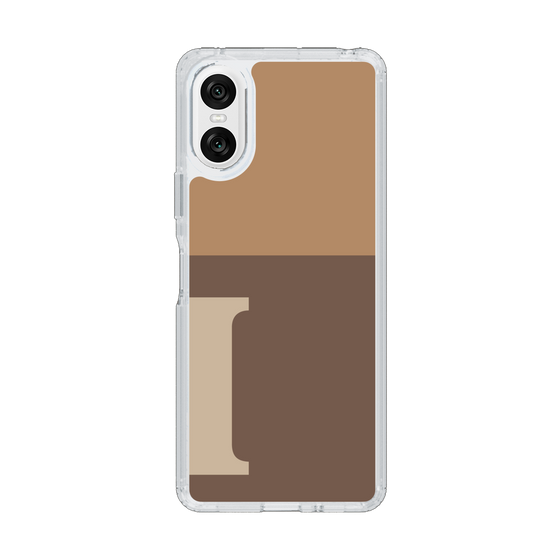 Slim Protection Case［ Original - initial two tone - I brown ］