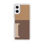 Slim Protection Case［ Original - initial two tone - I brown ］