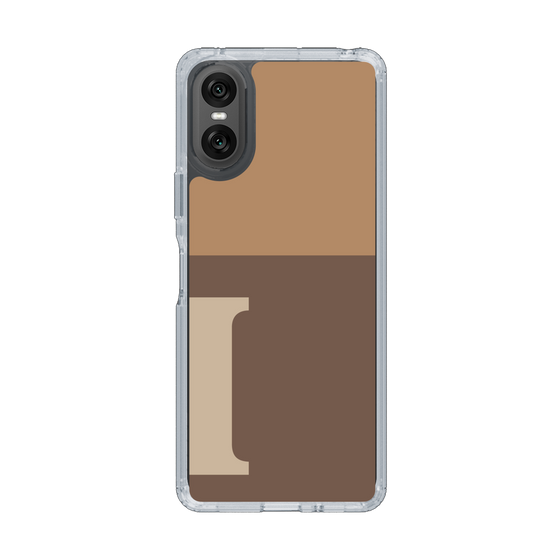 Slim Protection Case［ Original - initial two tone - I brown ］