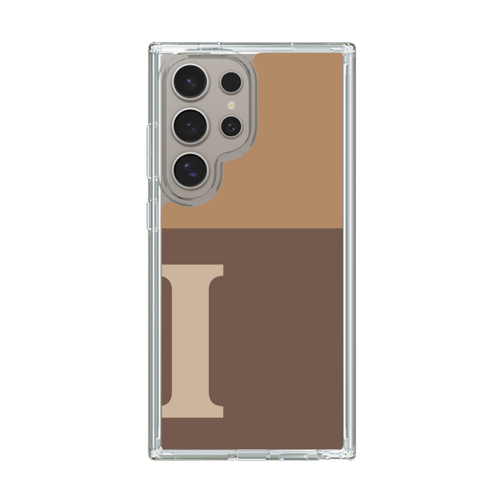 Slim Protection Case［ Original - initial two tone - I brown ］