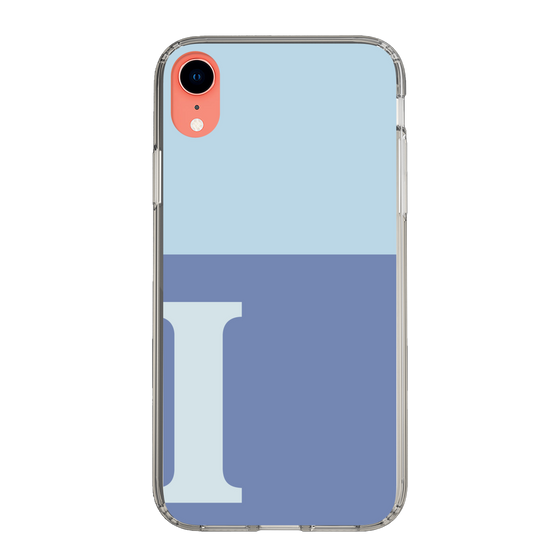 Slim Protection Case［ Original - initial two tone - I blue ］