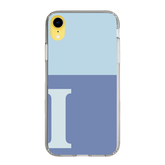 Slim Protection Case［ Original - initial two tone - I blue ］