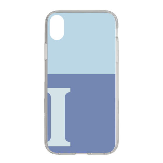 Slim Protection Case［ Original - initial two tone - I blue ］