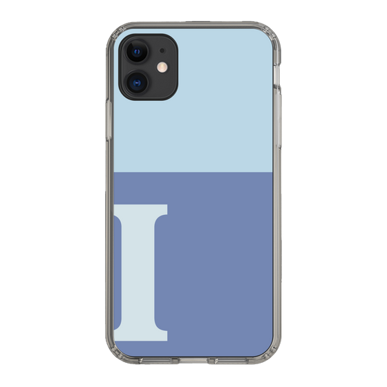 Slim Protection Case［ Original - initial two tone - I blue ］