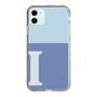 Slim Protection Case［ Original - initial two tone - I blue ］