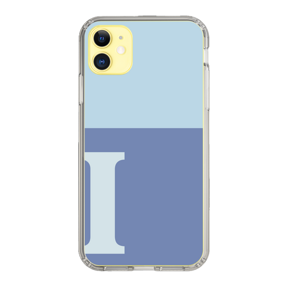 Slim Protection Case［ Original - initial two tone - I blue ］