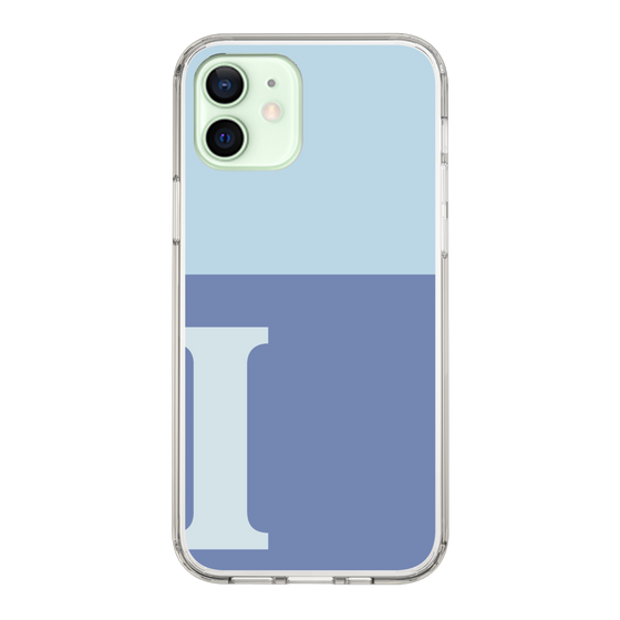 Slim Protection Case［ Original - initial two tone - I blue ］