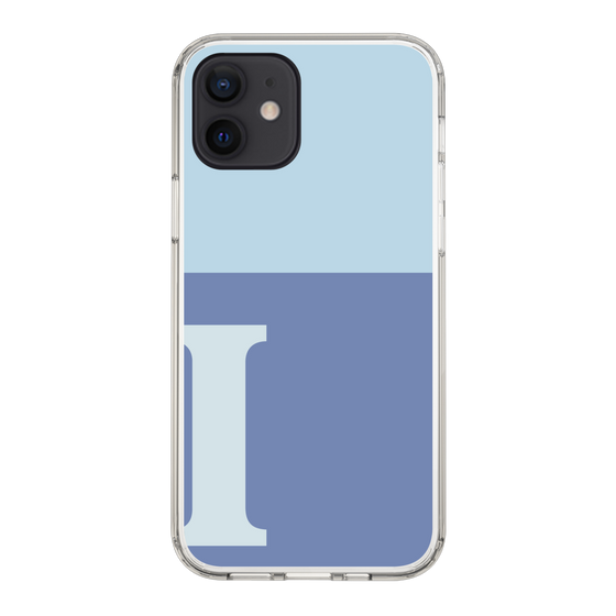 Slim Protection Case［ Original - initial two tone - I blue ］