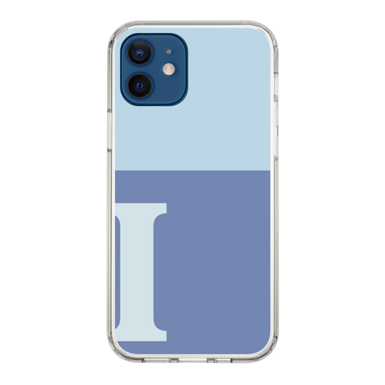 Slim Protection Case［ Original - initial two tone - I blue ］