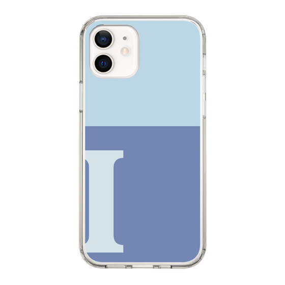Slim Protection Case［ Original - initial two tone - I blue ］