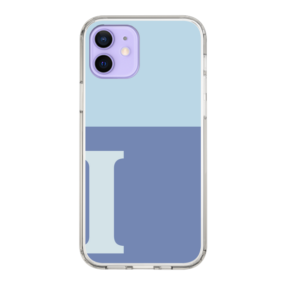 Slim Protection Case［ Original - initial two tone - I blue ］