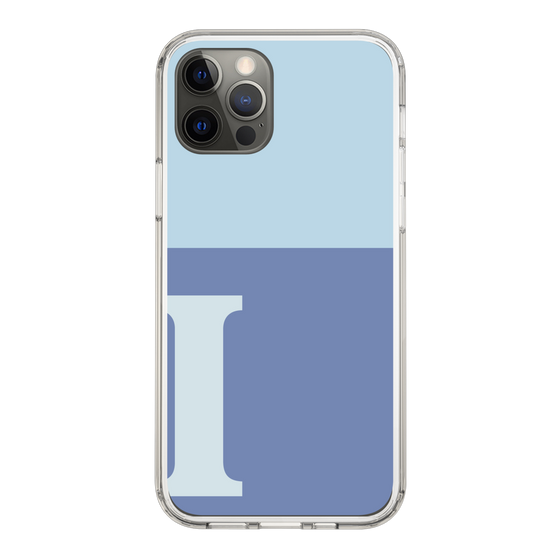 Slim Protection Case［ Original - initial two tone - I blue ］